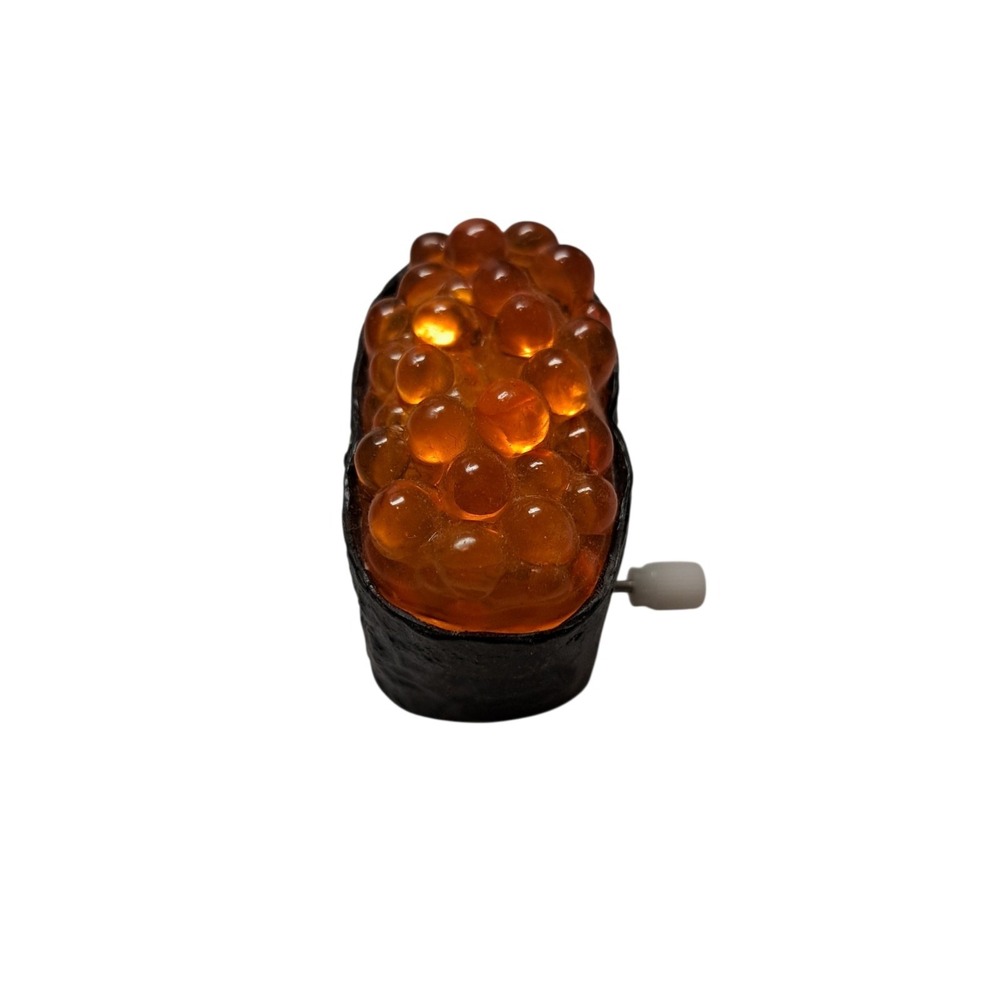 Sushi wind-up toy salmon roe caviar ikura Japanese food.  Working - Picture 4 of 7